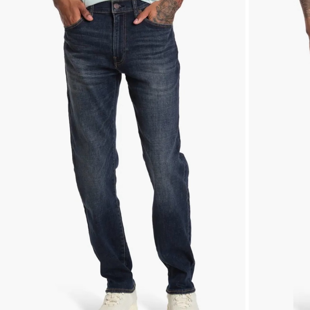 Lucky Brand, 121 Slim Straight Jeans - 32-32" Inseam